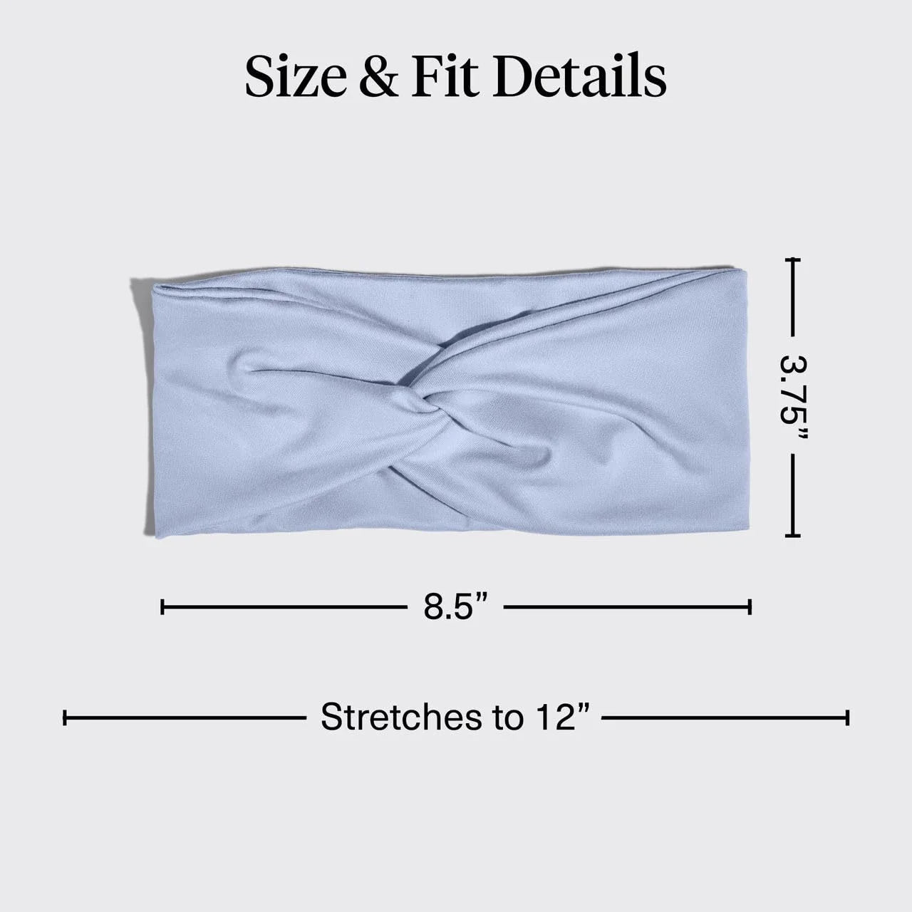 Kitsch Wide Headbands for Women Non Slip - Black and Camel, 2pcs