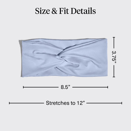 Kitsch Wide Headbands for Women Non Slip - Black and Camel, 2pcs