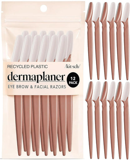 Kitsch Dermaplane Razor for Women Face – Terracotta, 6 pcs