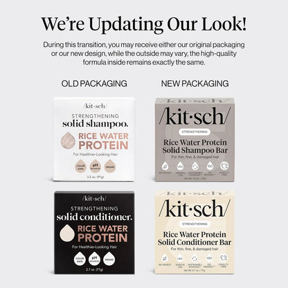 Kitsch Rosemary & Biotin Shampoo and Conditioner Set for Hair Growth