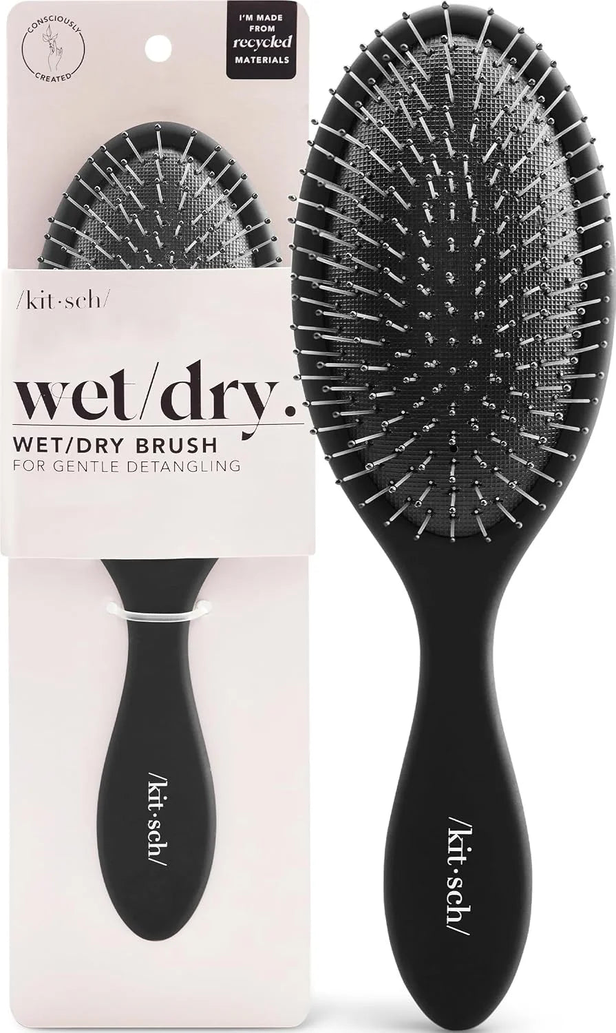 Kitsch Wet Dry Brush Detangler – Hair Brush for Women - Terracotta