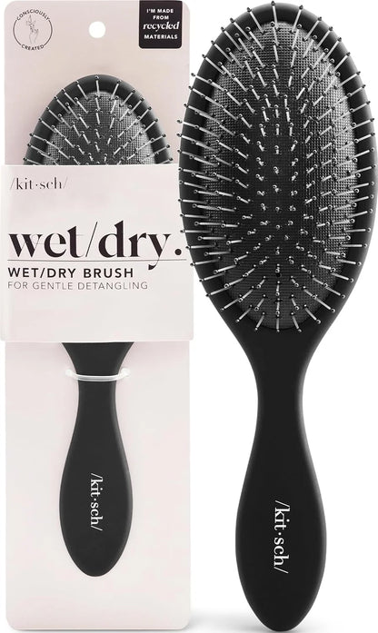 Kitsch Wet Dry Brush Detangler – Hair Brush for Women - Terracotta