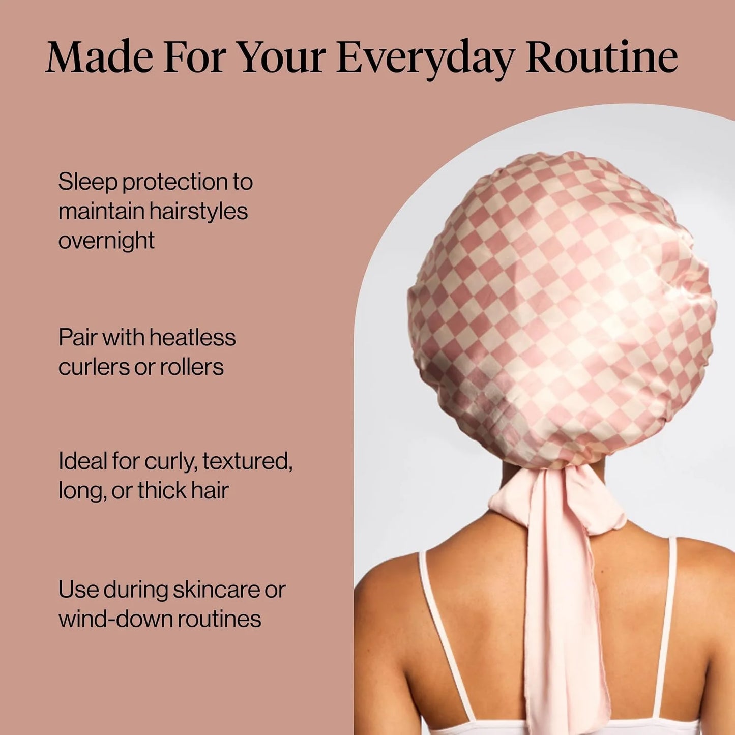 Kitsch XL Satin Bonnet for Sleeping - Aura