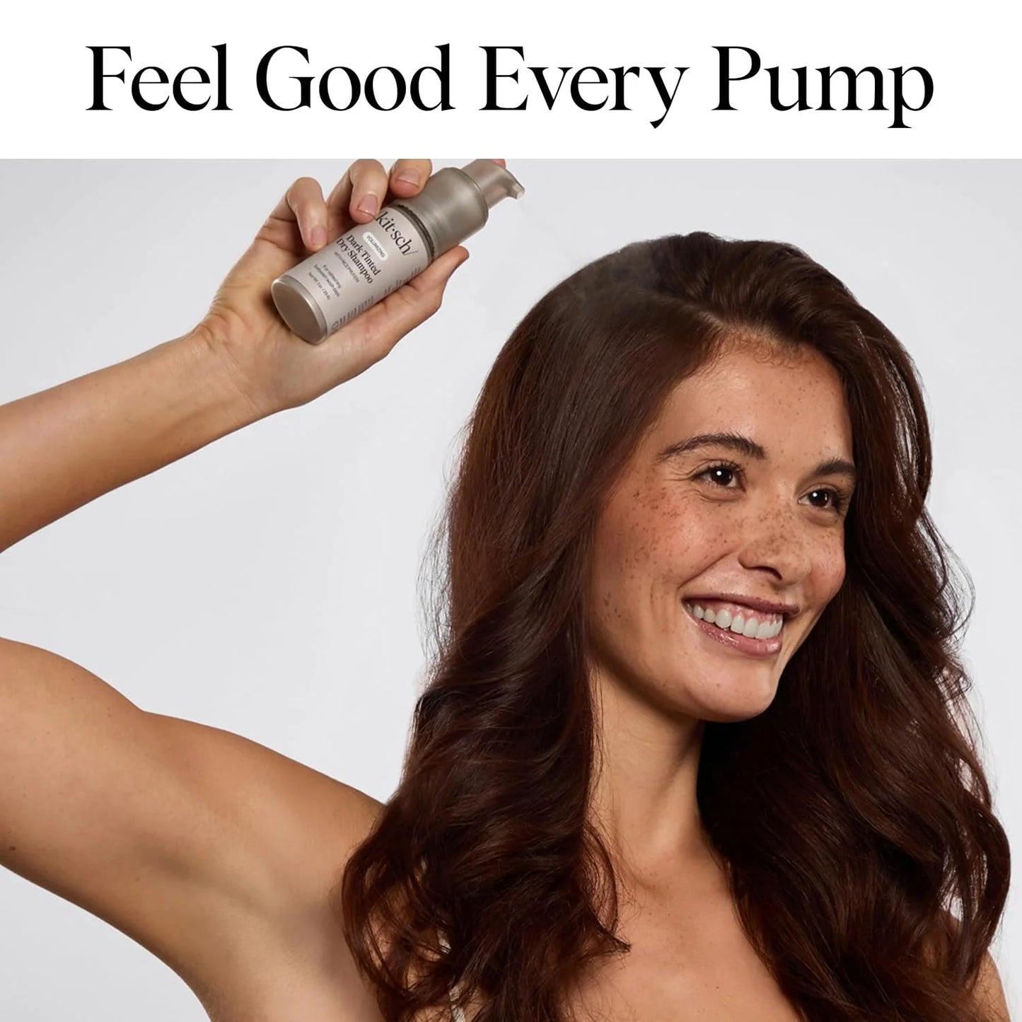 Kitsch Volumizing Rice Protein Dry Shampoo Powder Pump - Invisible 1oz