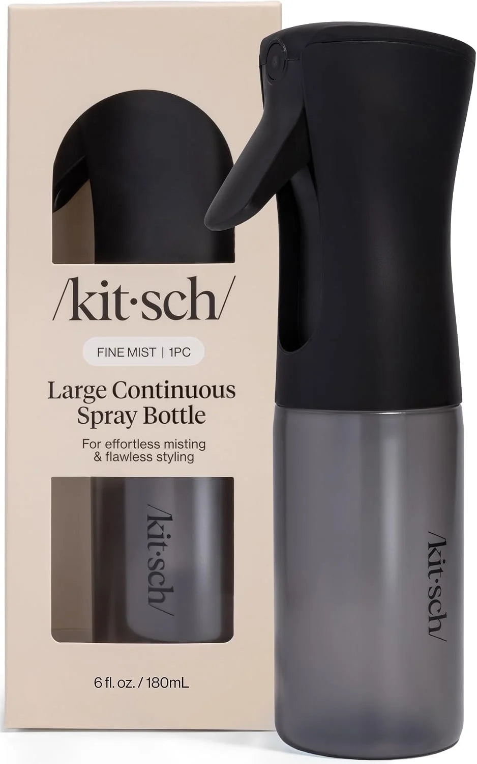 Kitsch Large Continuous Spray Bottle for Hair – Haze Blue, 180ml