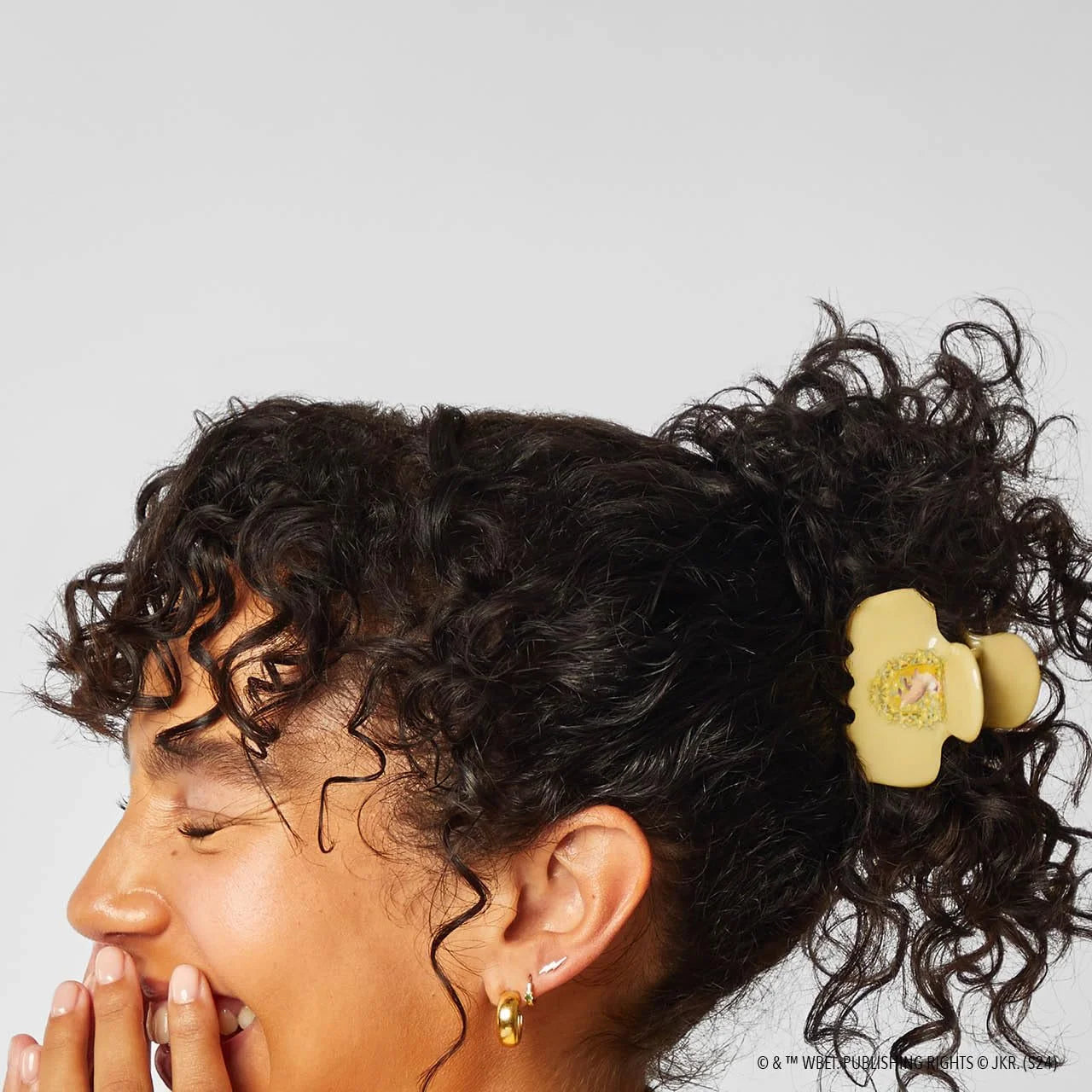 Kitsch Plastic Puffy Claw Clip - Hair Accessories For Women- Chocolate, 1pc