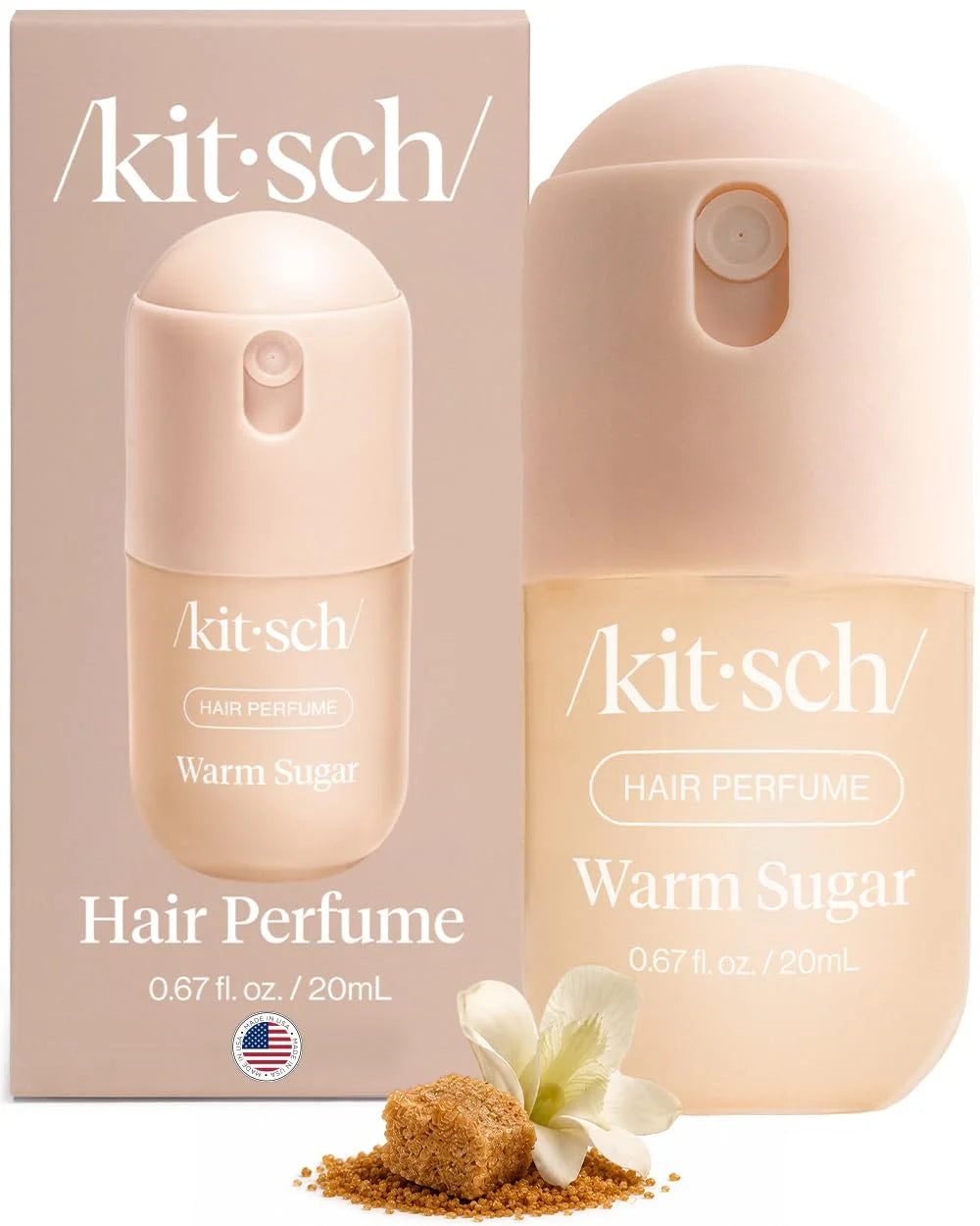 Kitsch Hair Perfume for Women – Hair Spray & Body Mist – Amber Shores, 20mL