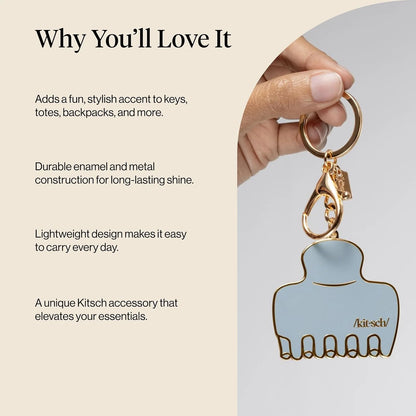 Kitsch Cute Keychain For Car Keys – Bag Charm for Handbags - Hair Perfume