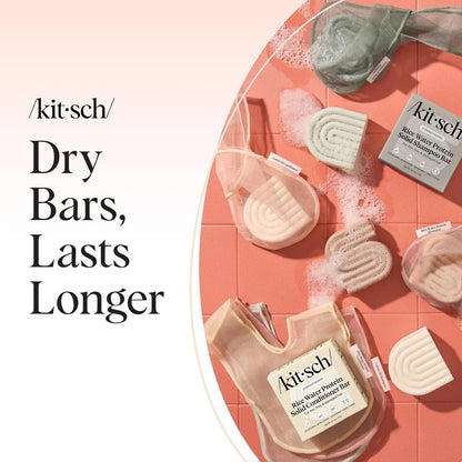 Kitsch Soap Saver Bag – Patented Mesh Bag Soap Holder with Tag Identifier