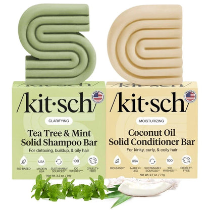 Kitsch Rosemary & Biotin Shampoo and Conditioner Set for Hair Growth