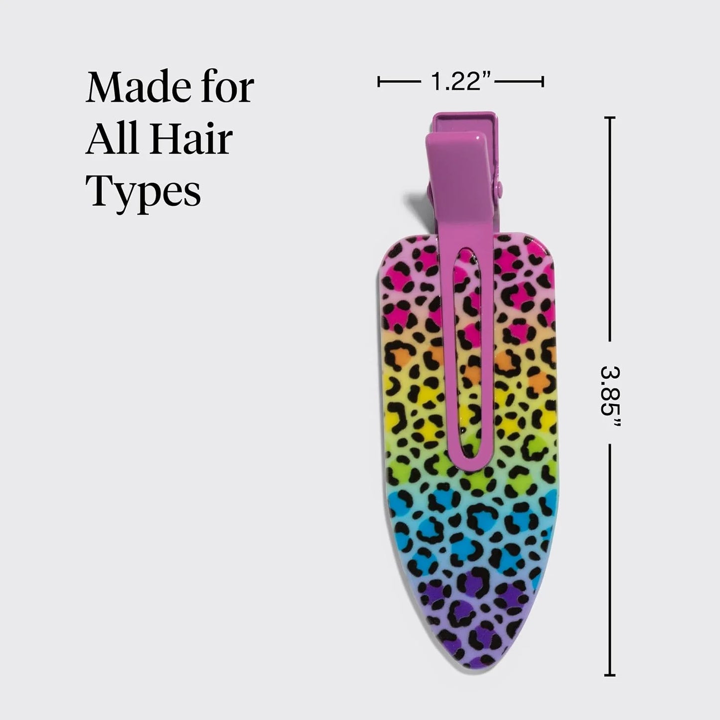 Kitsch Creaseless Hair Clips for Women - Cherry Print, 4pcs