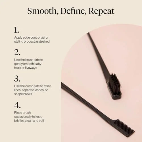 Kitsch Slick Back Hair Brush – Slick Back Brush for Styling