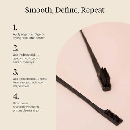 Kitsch Slick Back Hair Brush – Slick Back Brush for Styling