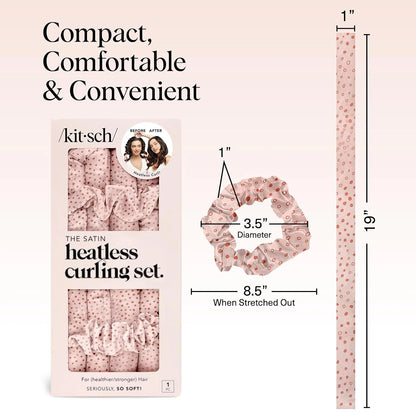 Kitsch Velvet Heatless Curls Overnight Set - Eucalyptus