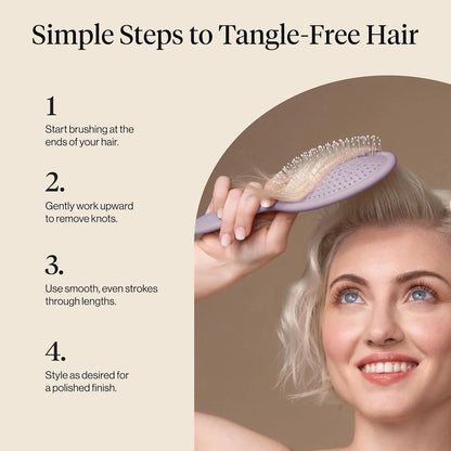 Kitsch Wet Dry Brush Detangler – Hair Brush for Women - Terracotta
