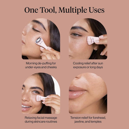 Kitsch Mini Ice Roller for Face Tool Set – Cooling Face Rollers - Blush