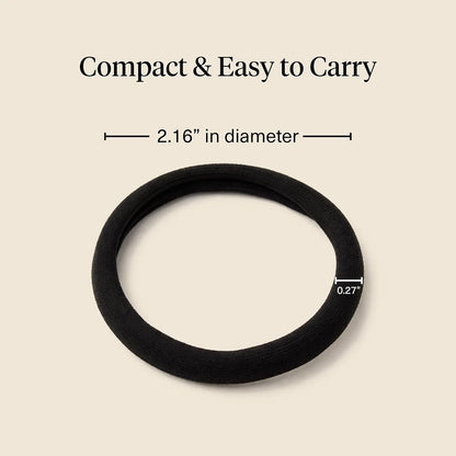 Kitsch Ribbed Hair Ties No Damage - Blush, 10pcs