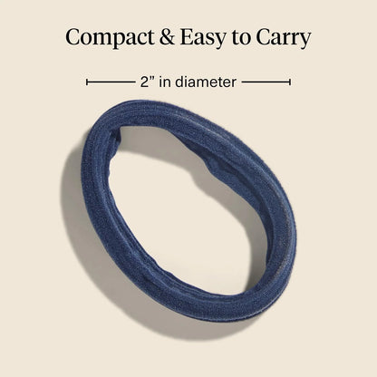 Kitsch Ribbed Hair Ties No Damage - Blush, 10pcs
