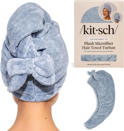 Kitsch XL Microfiber Hair Towel Wrap for Women