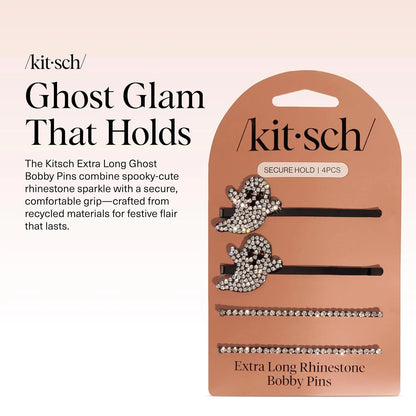 Kitsch Spiral Bobby Pins - Hair Accessories For Women - Brown, 3pcs
