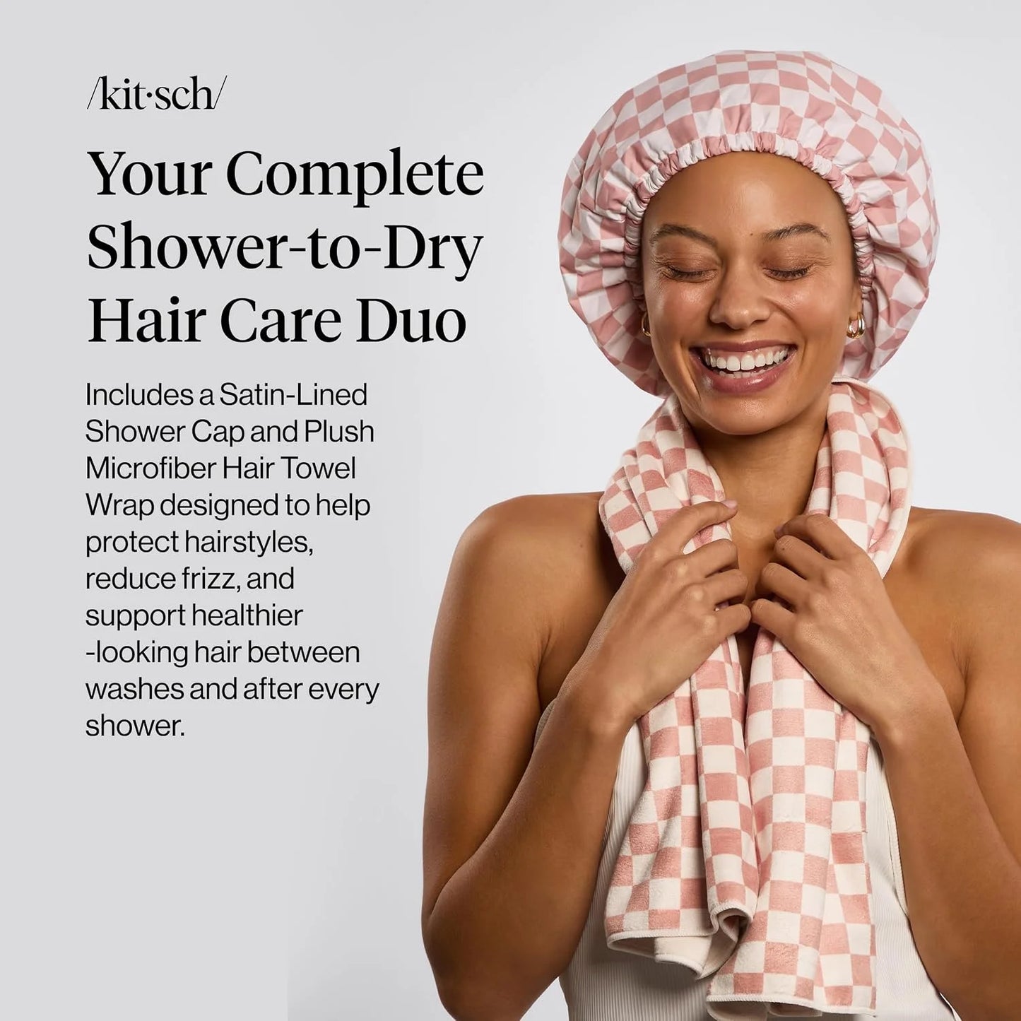Kitsch XL Microfiber Hair Towel Wrap for Women