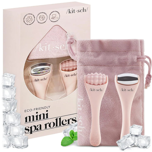 Kitsch Mini Ice Roller for Face Tool Set – Cooling Face Rollers - Blush