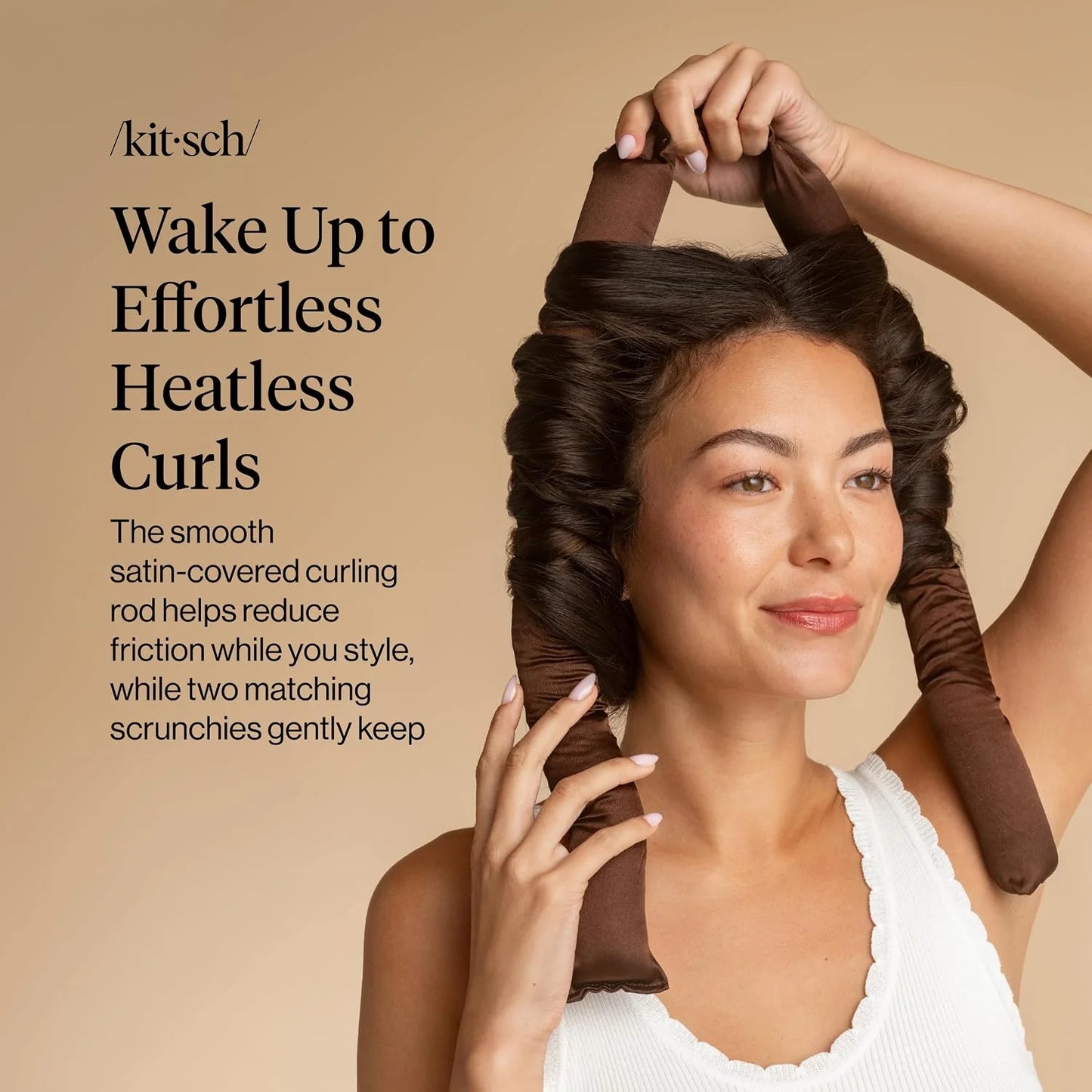 Kitsch Velvet Heatless Curls Overnight Set - Eucalyptus