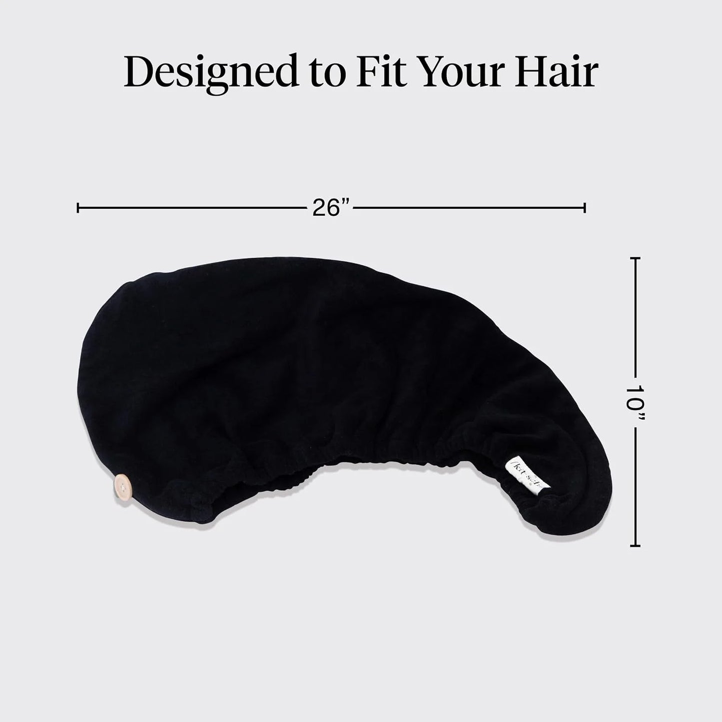 Kitsch x Harry Potter Microfiber Hair Towel Wrap for Women - Slytherin