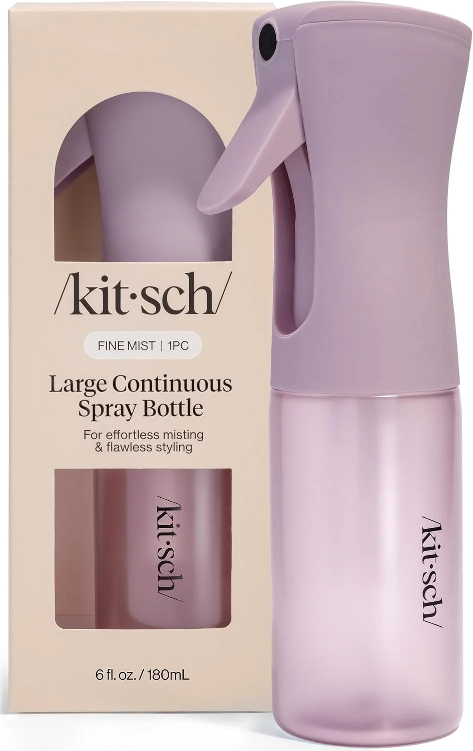 Kitsch Large Continuous Spray Bottle for Hair – Haze Blue, 180ml