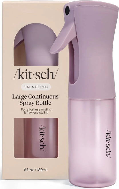 Kitsch Large Continuous Spray Bottle for Hair – Haze Blue, 180ml
