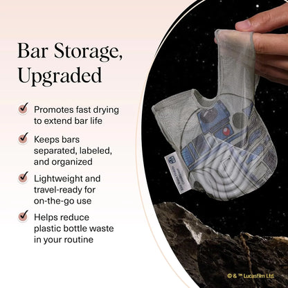 Kitsch x Star Wars Stormtrooper Soap Saver Bag – Mesh Bag Soap Holder