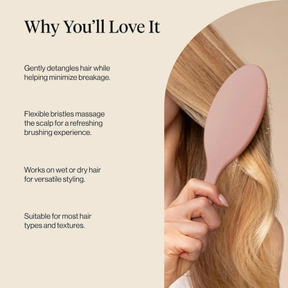 Kitsch Wet Dry Brush Detangler – Hair Brush for Women - Terracotta