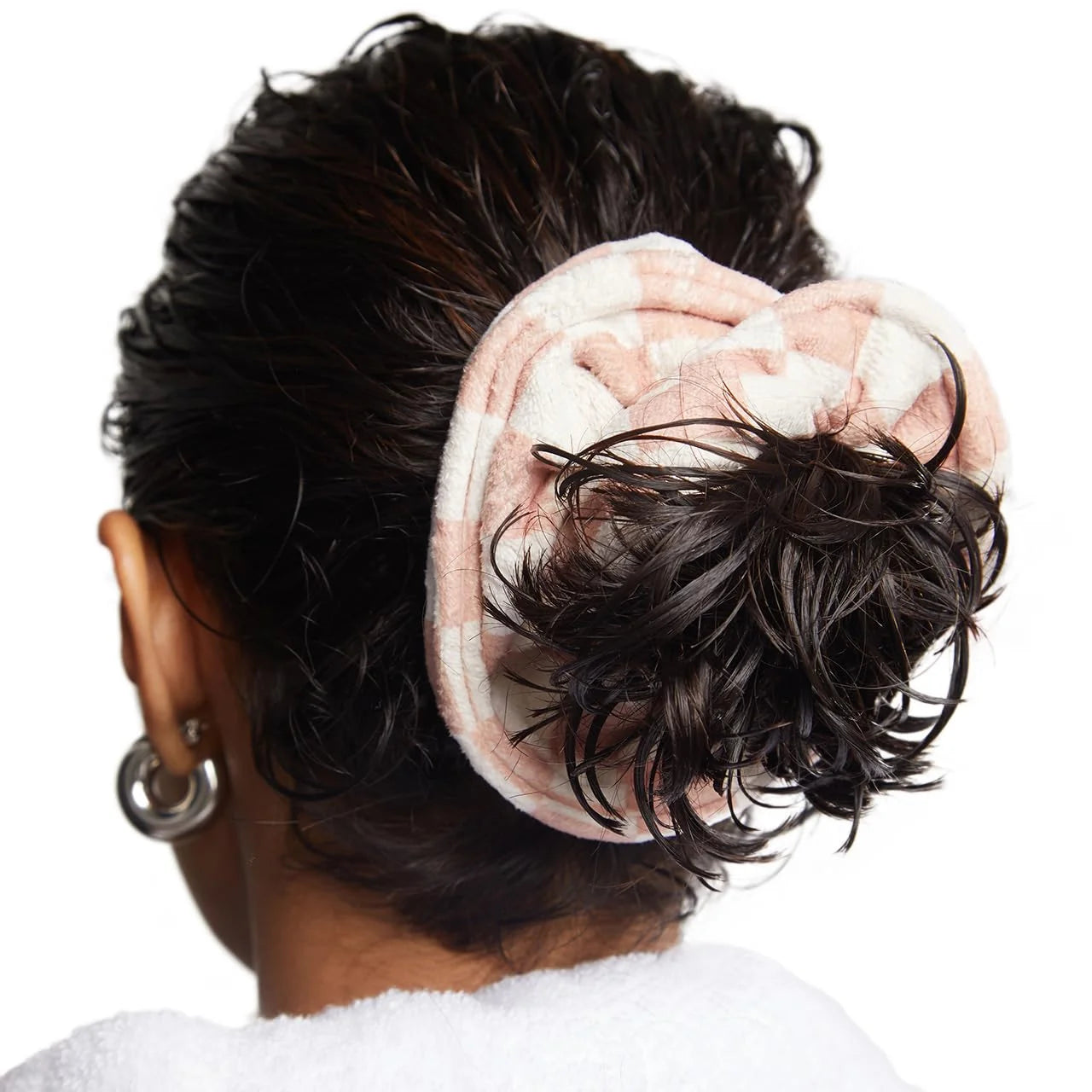 Kitsch Microfiber Quick-Dry Hair Towel Scrunchie - Micro Dot, 2pcs