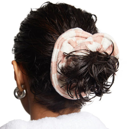 Kitsch Microfiber Quick-Dry Hair Towel Scrunchie - Micro Dot, 2pcs