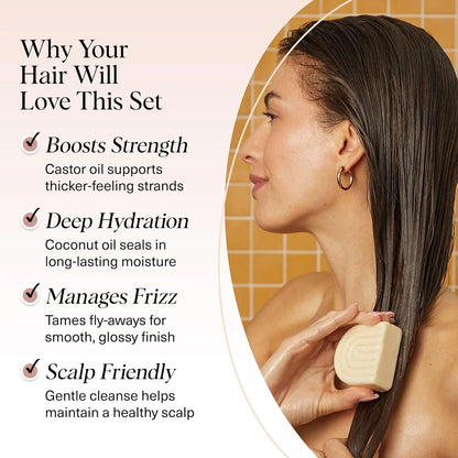Kitsch Rosemary & Biotin Shampoo and Conditioner Set for Hair Growth