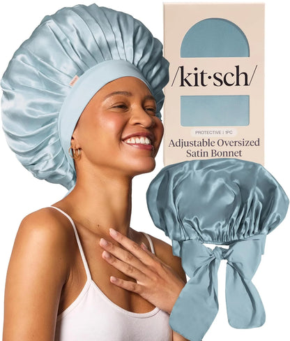Kitsch XL Satin Bonnet for Sleeping - Aura