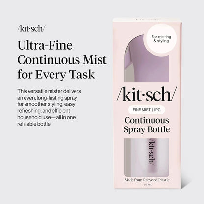 Kitsch Continuous Spray Bottle for Hair – Sheer Violet, 150ml