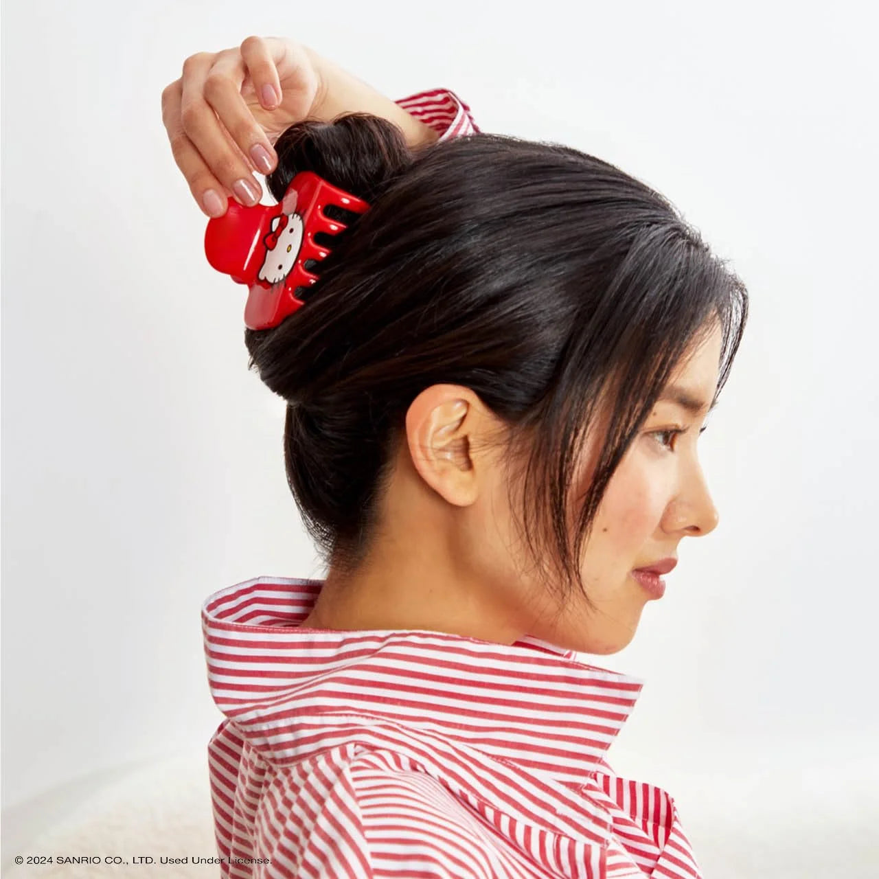 Kitsch Plastic Puffy Claw Clip - Hair Accessories For Women- Chocolate, 1pc