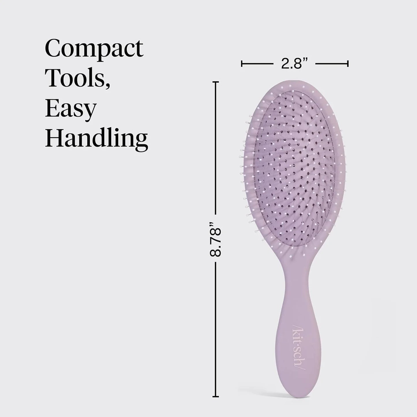 Kitsch Wet Dry Brush Detangler – Hair Brush for Women - Terracotta