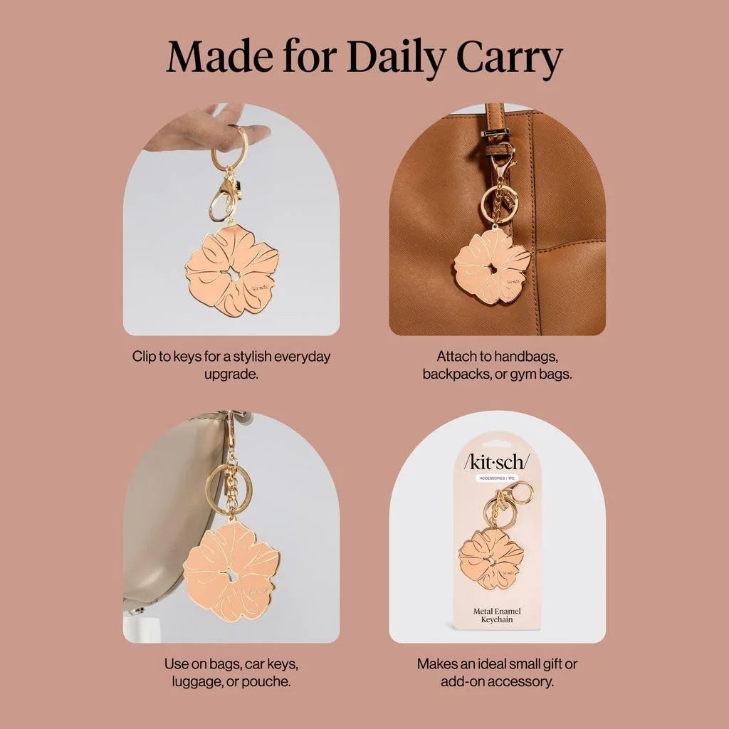Kitsch Cute Keychain For Car Keys – Bag Charm for Handbags - Hair Perfume