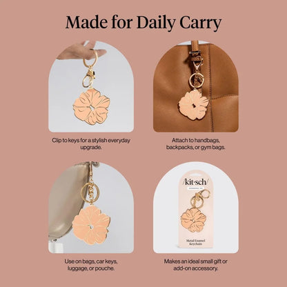Kitsch Cute Keychain For Car Keys – Bag Charm for Handbags - Hair Perfume