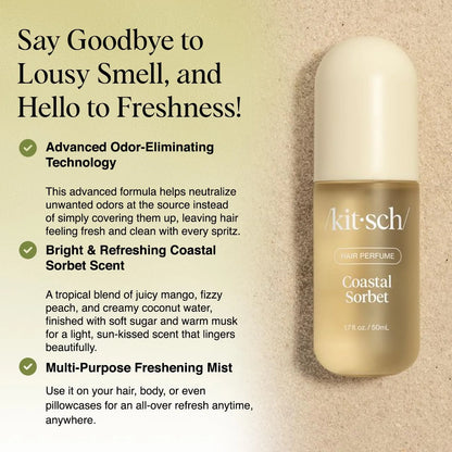 Kitsch Hair Perfume for Women – Hair Spray & Body Mist – Caramel Cream 50mL