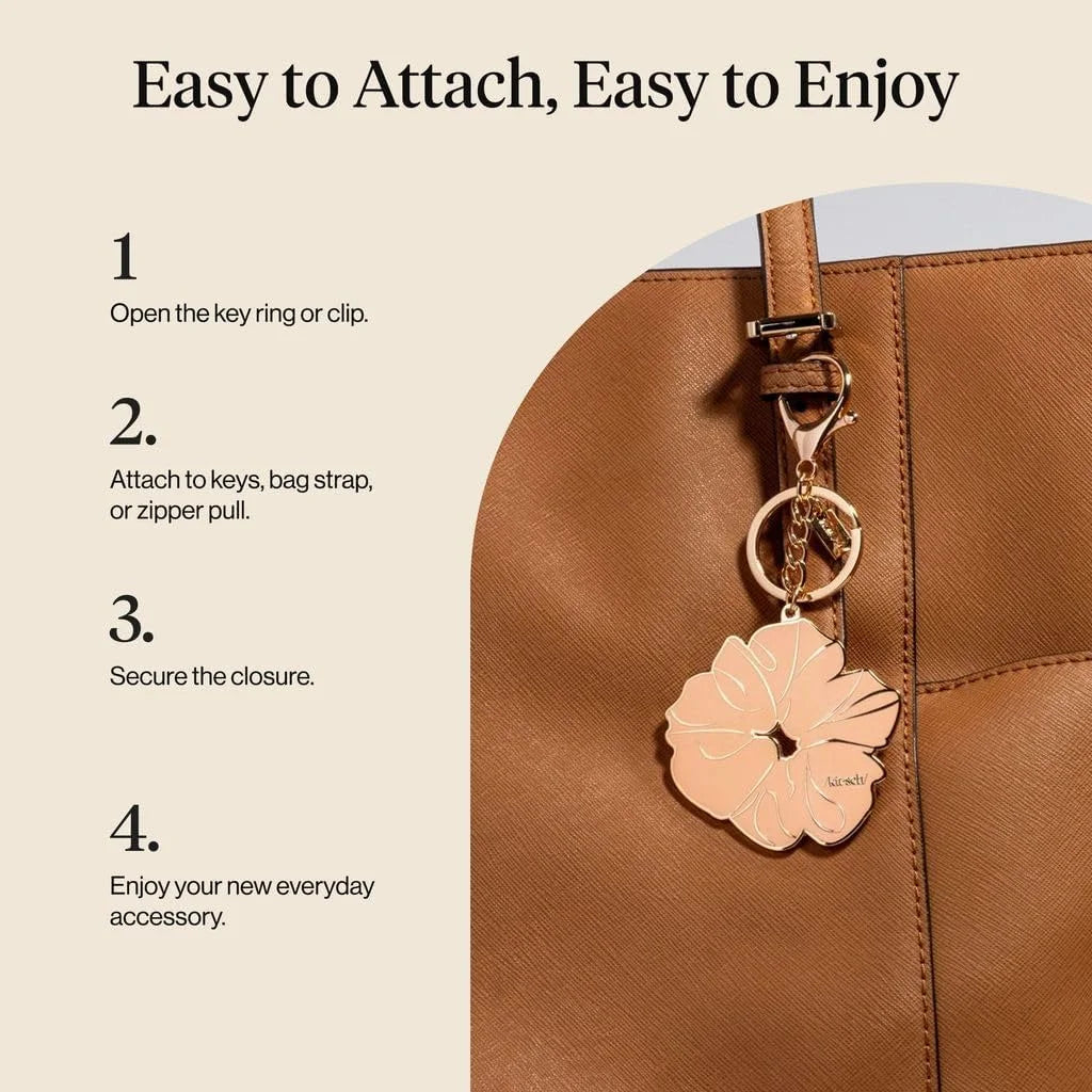 Kitsch Cute Keychain For Car Keys – Bag Charm for Handbags - Hair Perfume