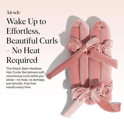 Kitsch Velvet Heatless Curls Overnight Set - Eucalyptus