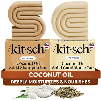 Kitsch Rosemary & Biotin Shampoo and Conditioner Set for Hair Growth
