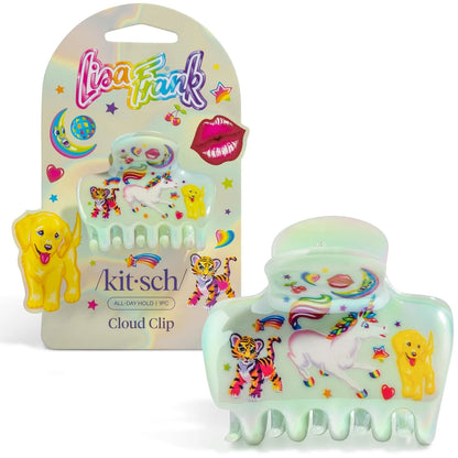 Kitsch Plastic Puffy Claw Clip - Hair Accessories For Women- Chocolate, 1pc