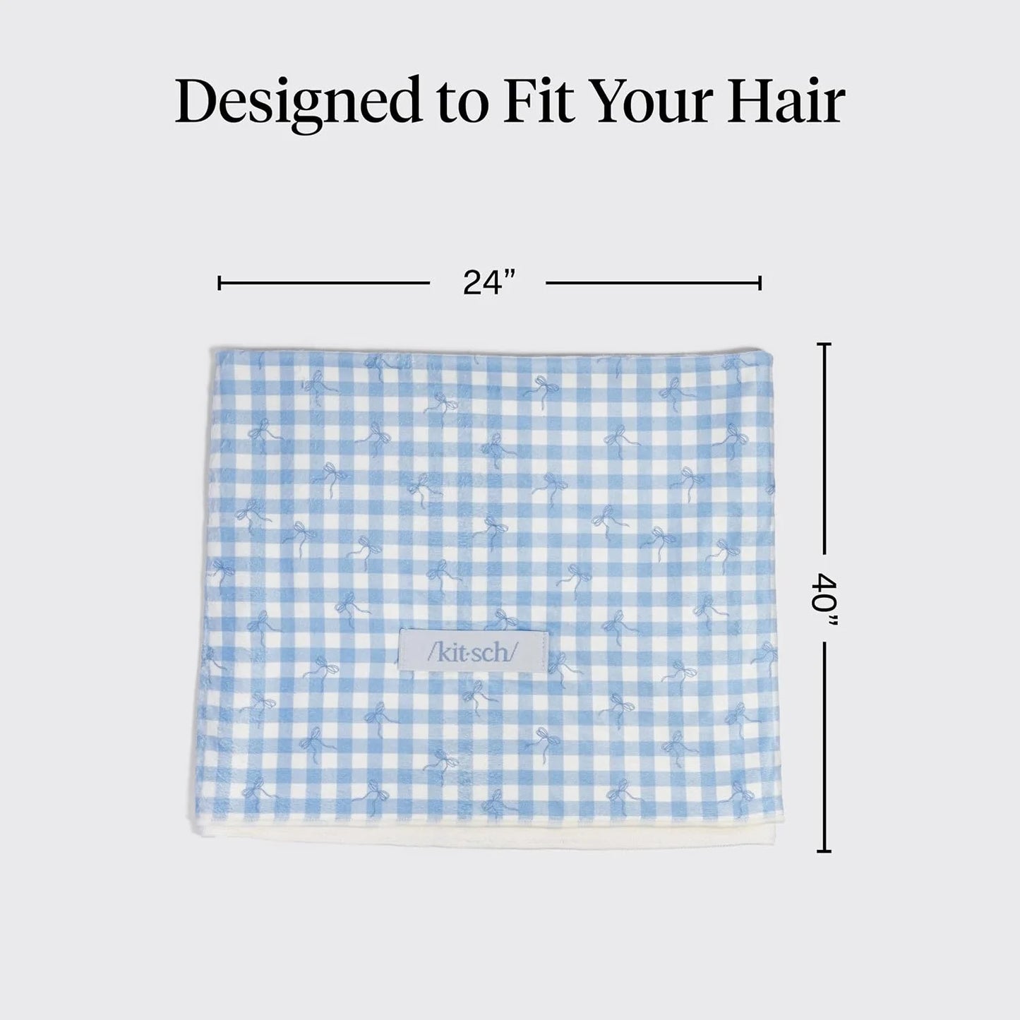 Kitsch XL Microfiber Hair Towel Wrap for Women
