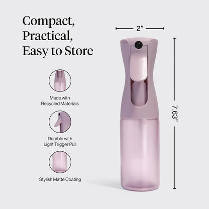 Kitsch Large Continuous Spray Bottle for Hair – Haze Blue, 180ml