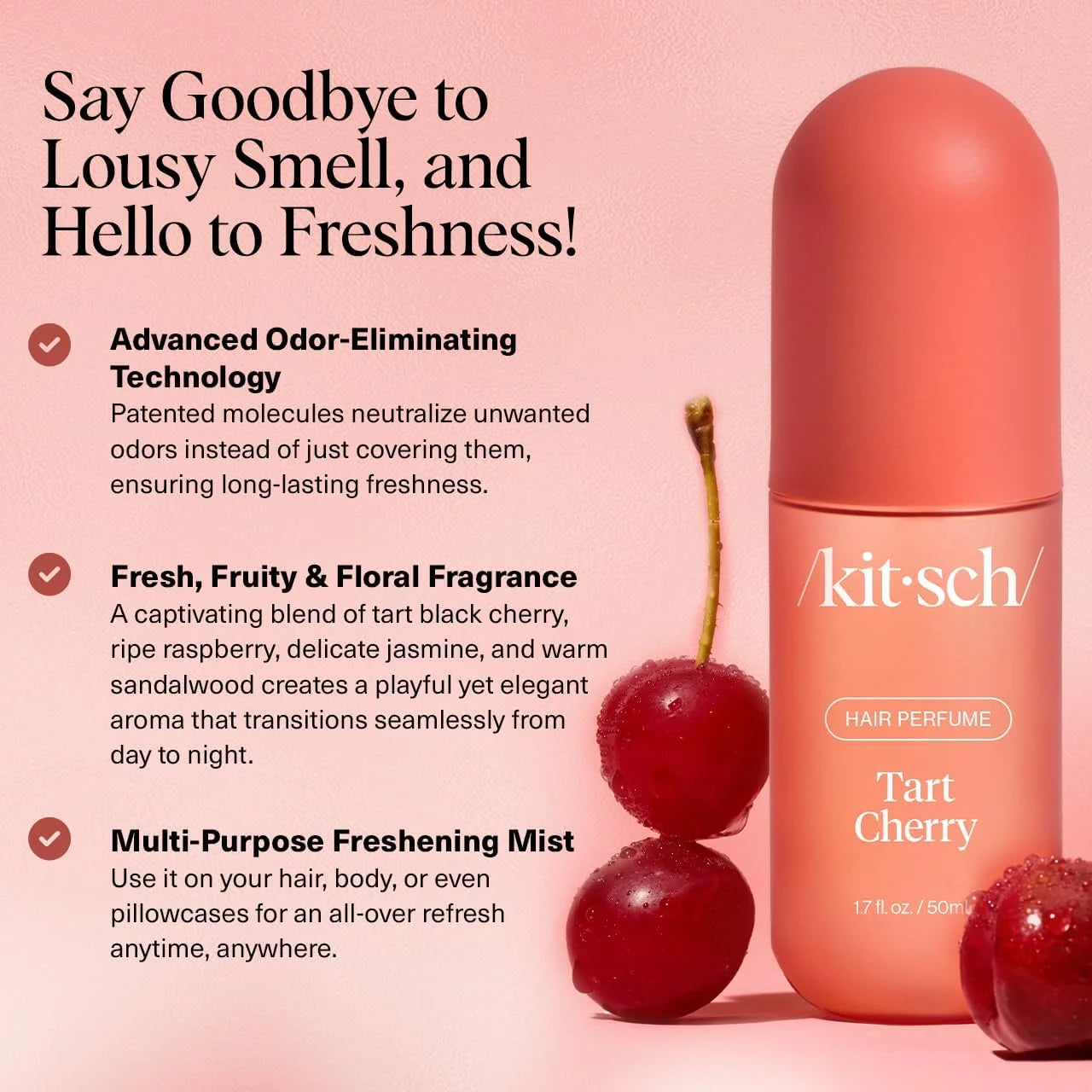 Kitsch Hair Perfume for Women – Hair Spray & Body Mist – Caramel Cream 50mL
