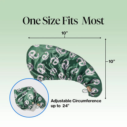 Kitsch x Harry Potter Microfiber Hair Towel Wrap for Women - Slytherin
